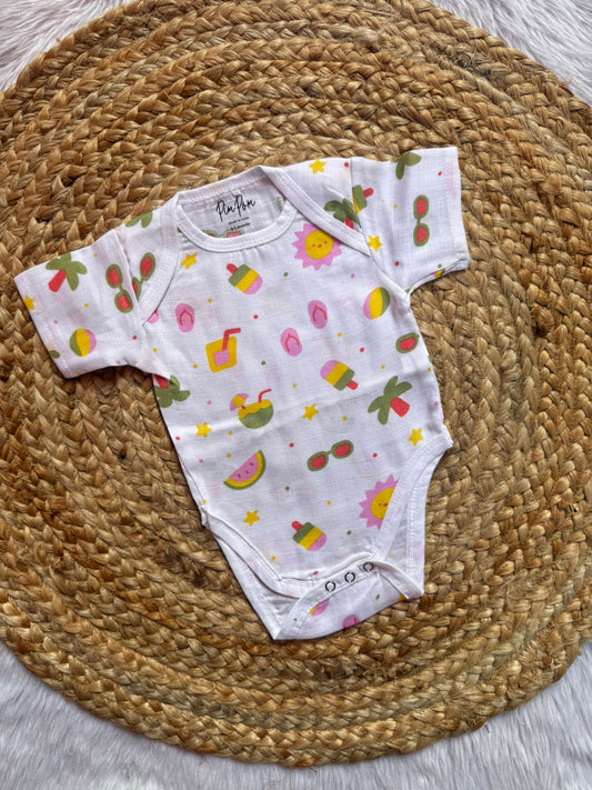 Baby Muslin Romper - Ice Ceam