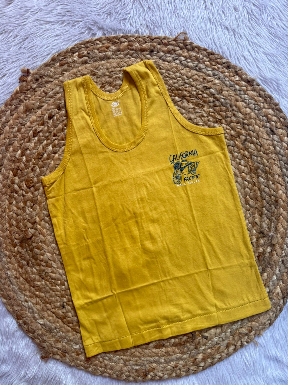 Boy Vest –  Yellow California