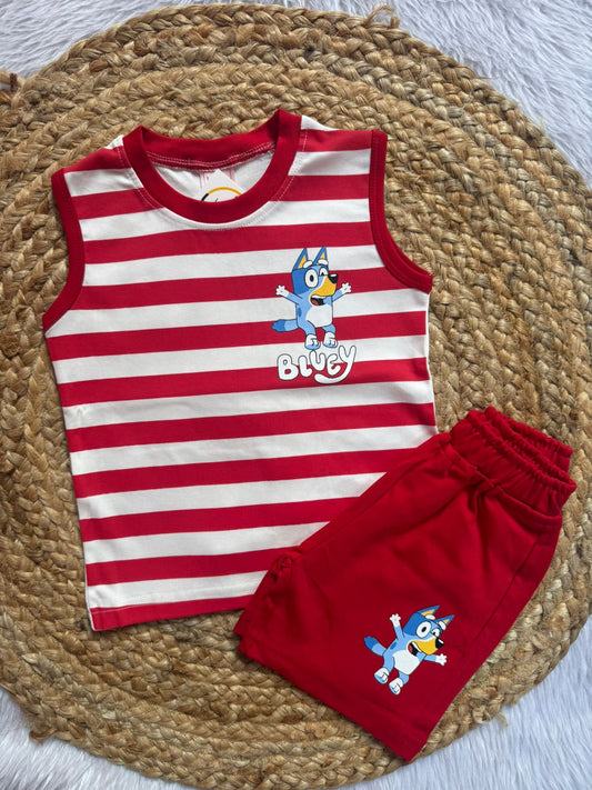 Baby Boy Sets - Red Bluey