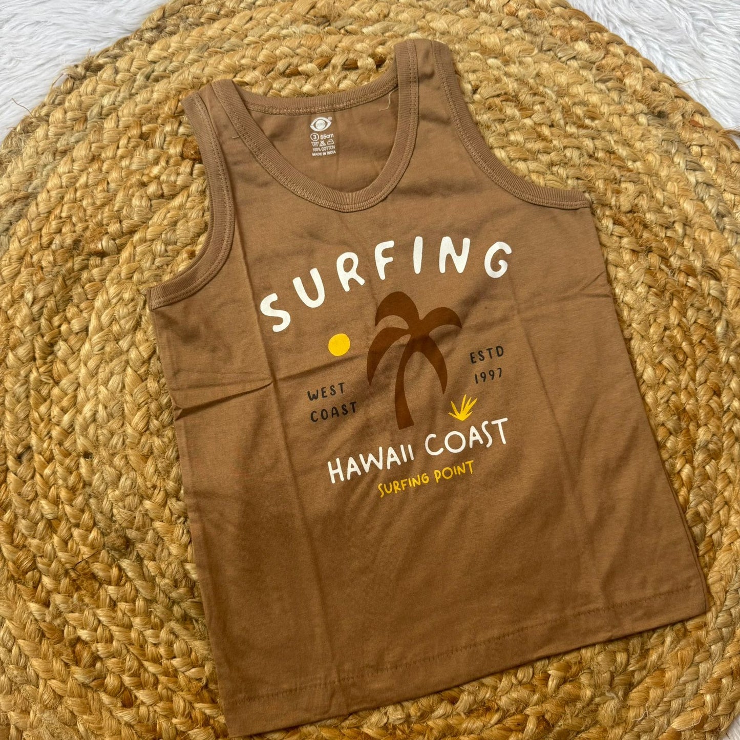 Boy Vest – Brown