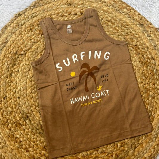 Boy Vest – Brown