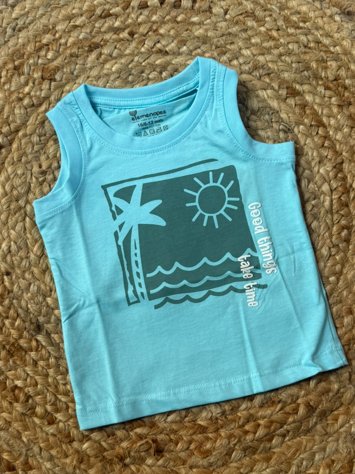 Baby Vest – Skyblue