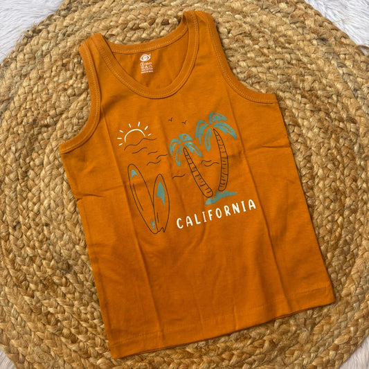 Boy Vest – Mustard
