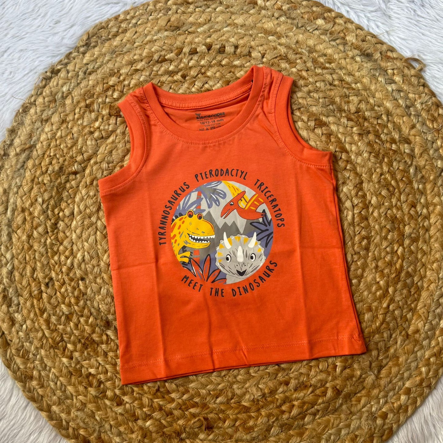 Baby Vest – Orange