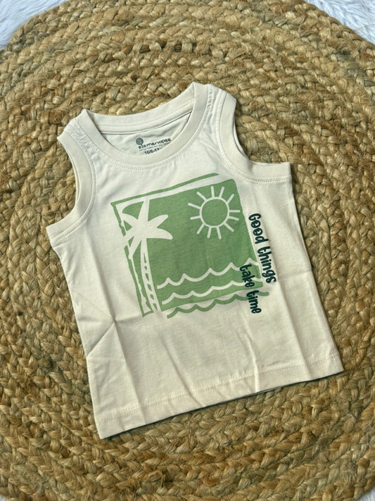 Baby Vest –  Cream
