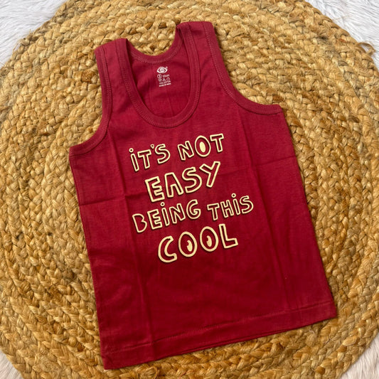 Boy Vest – Maroon