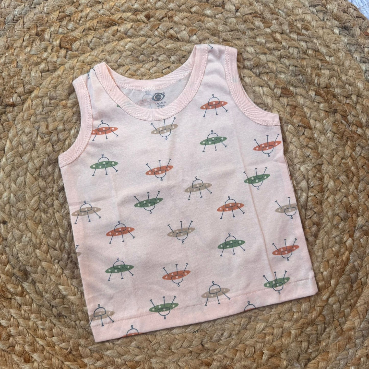 Baby Vest – Peach