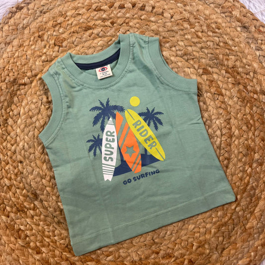 Baby Vest – Green