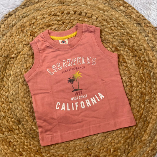 Baby Vest – Peach
