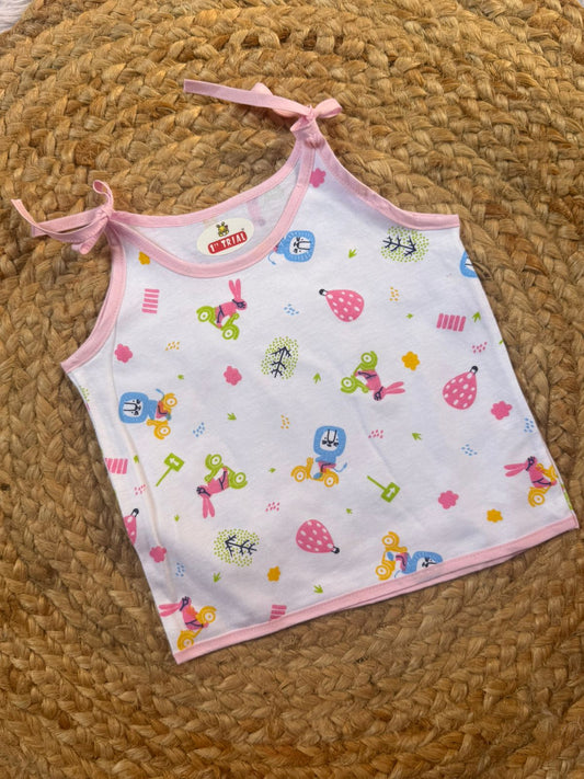 Baby Knot Jabla  - White & Pink