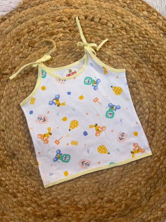 Baby Knot Jabla  - White & Yellow