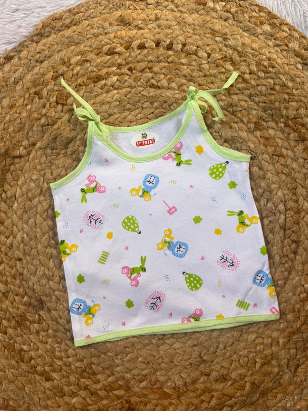 Baby Knot Jabla  - White & Green