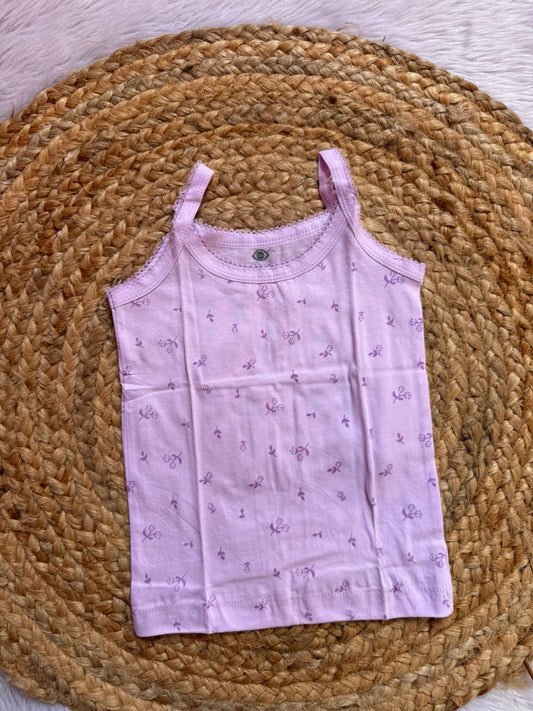 Girl Slips -  Purple Flowers