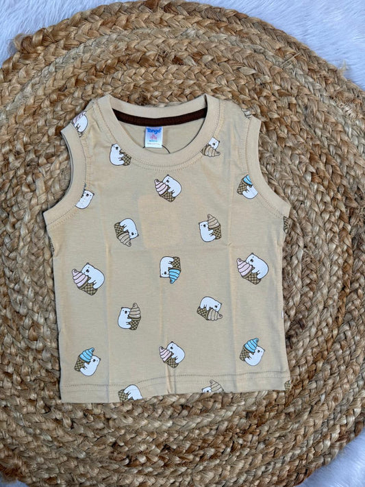 Baby Vest –  Cream