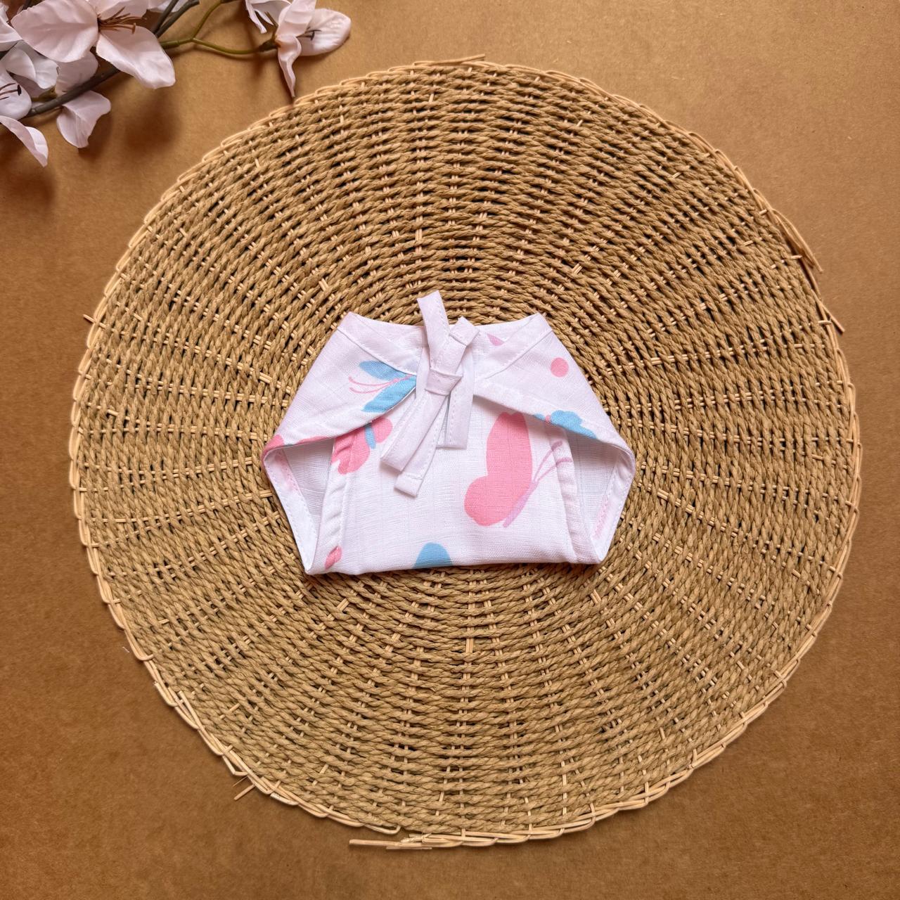 Muslin Baby Nappy - Butterfly
