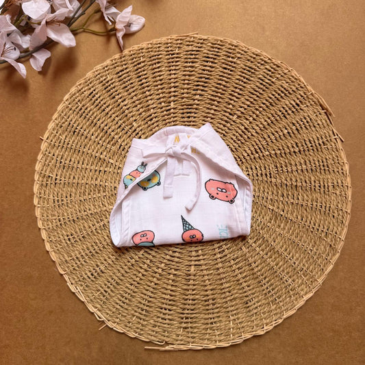 Muslin Baby Nappy - Ice Cream