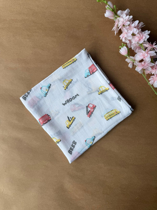 Muslin Swaddle/ Towel - Beep