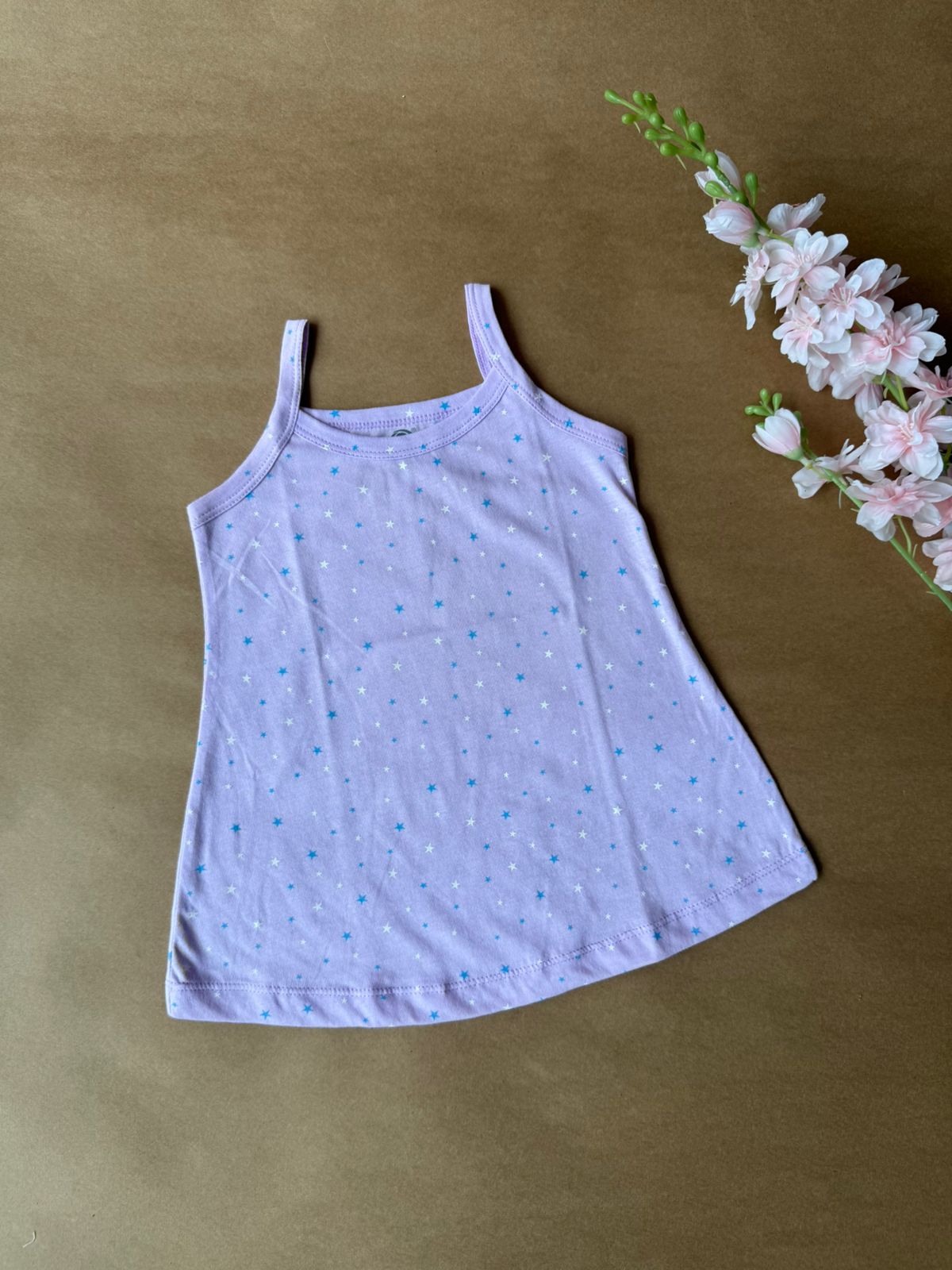 Girl Baby Slips – Purple Stars