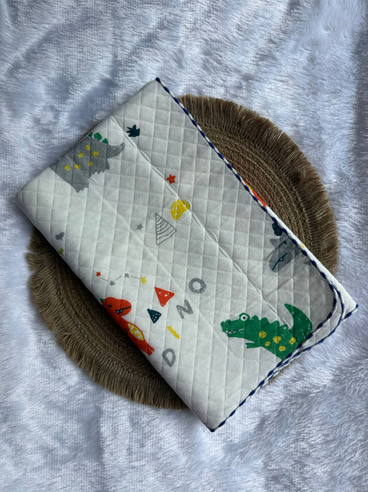 Premium Swaddle/ Wrapper/ Receiving Blanket - Dinos