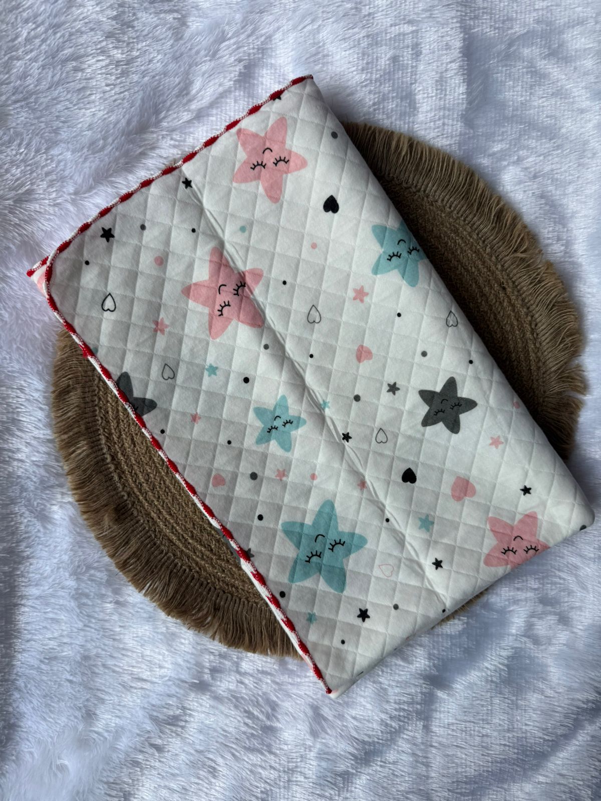 Premium Swaddle/ Wrapper/ Receiving Blanket - Stars