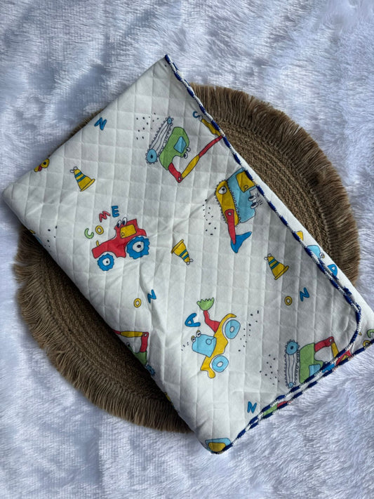 Premium Swaddle/ Wrapper/ Receiving Blanket - Vehicles