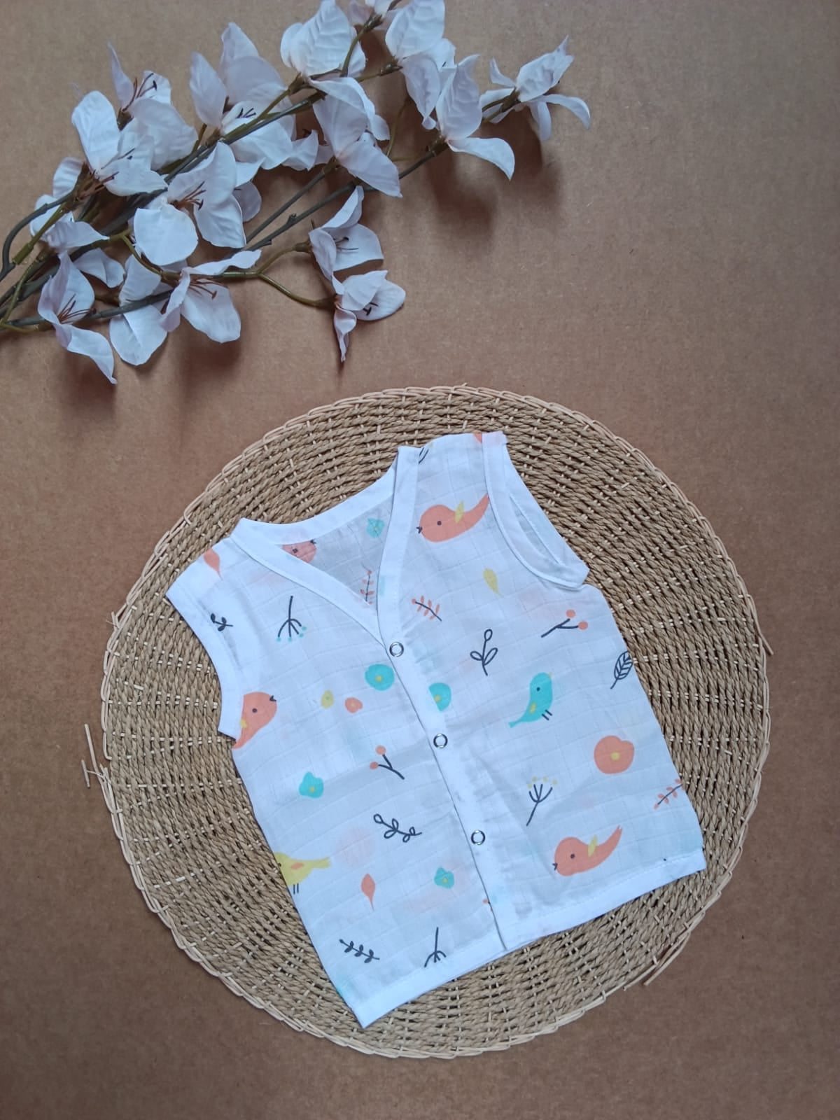 Muslin Baby Jabla - Birds