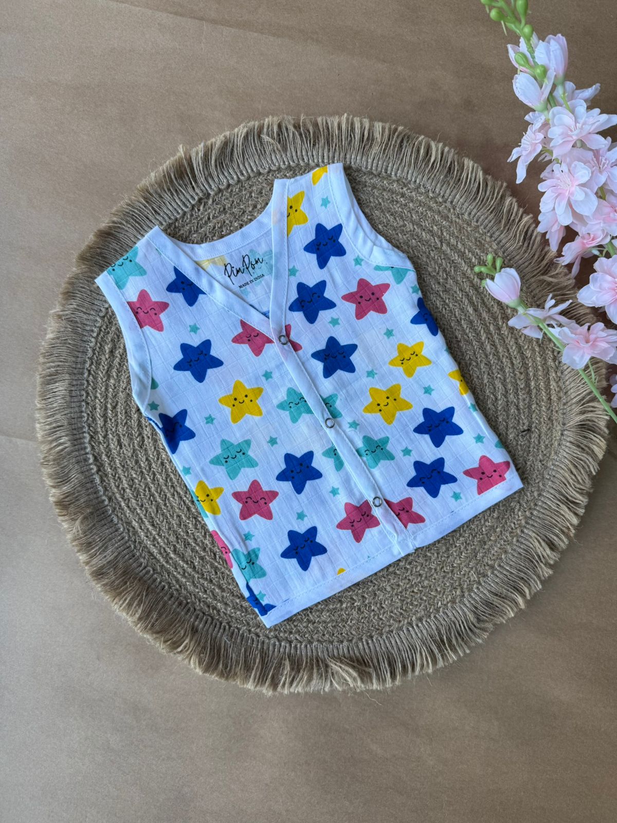 Premium Muslin Baby Jabla - Stars