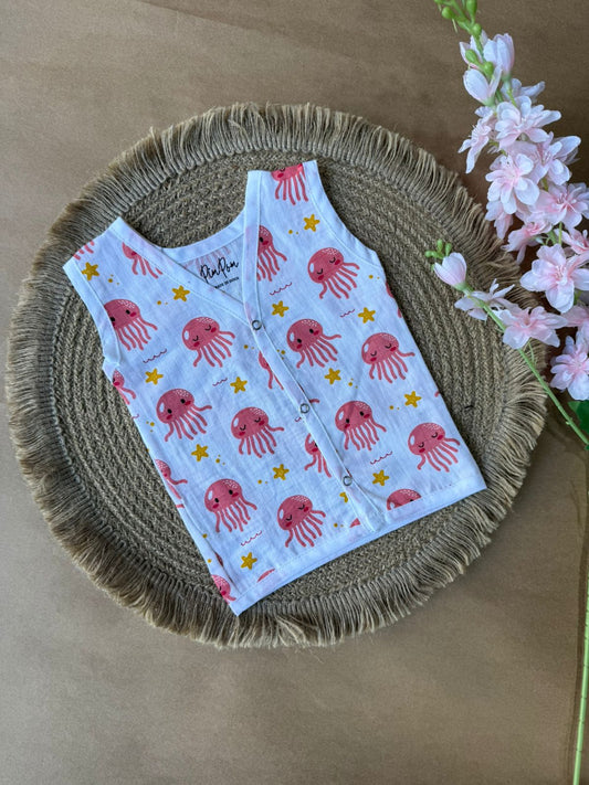 Premium Muslin Baby Jabla - Jelly Fish