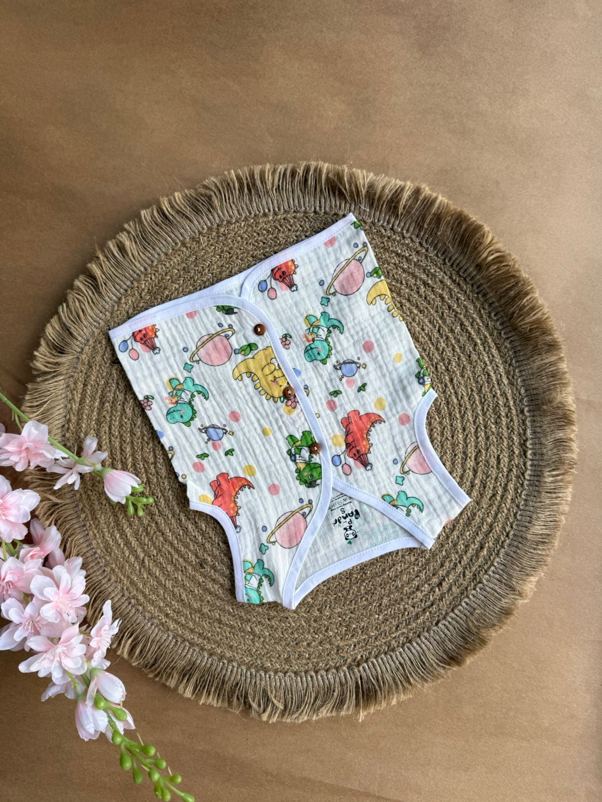 Crinkled Muslin Baby Jabla – Dino's