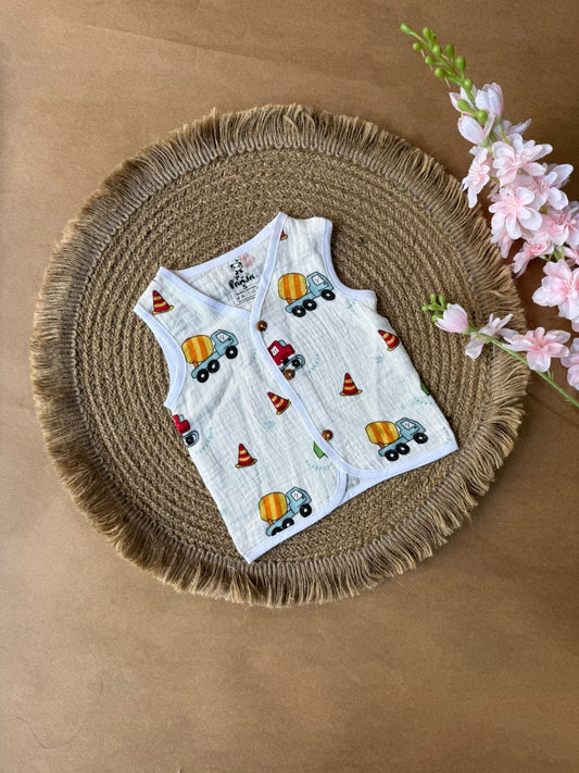 Crinkled Muslin Baby Jabla – Vehicles Rules