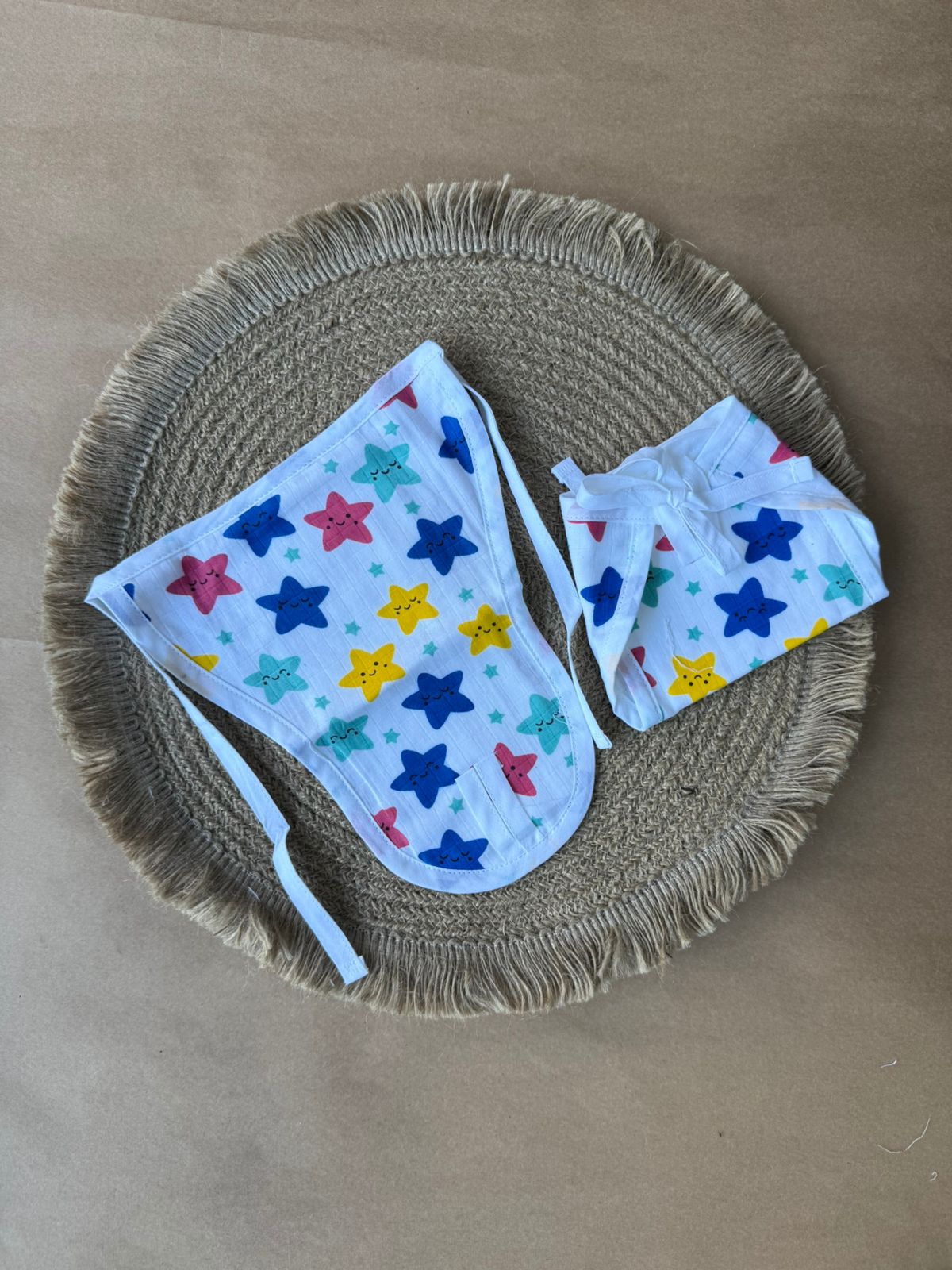 Premium Muslin Baby Nappy - Stars