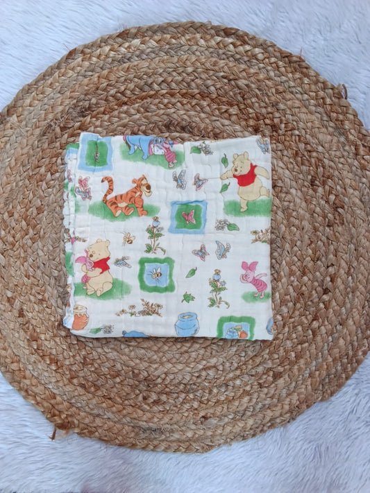 Muslin 6 Layer Bath Towels - Winnie the Pooh