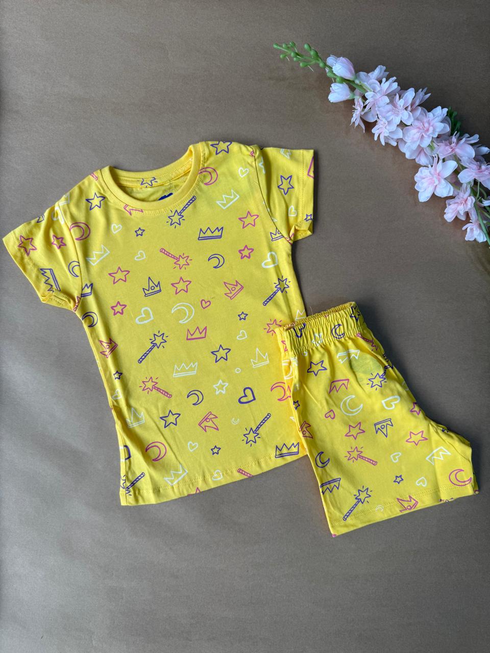 Kids Co-Ord Sets - Yellow