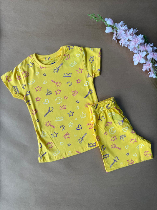 Kids Co-Ord Sets - Yellow