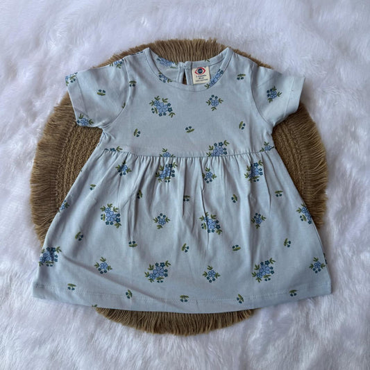 Premium Baby Knitted Frocks - Blue