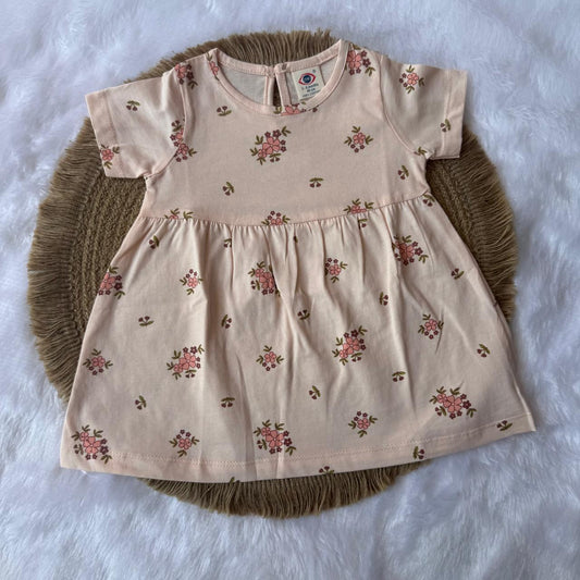 Premium Baby Knitted Frocks - Light Pink