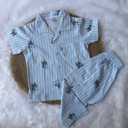Baby Collar Night Suits -  Bluey