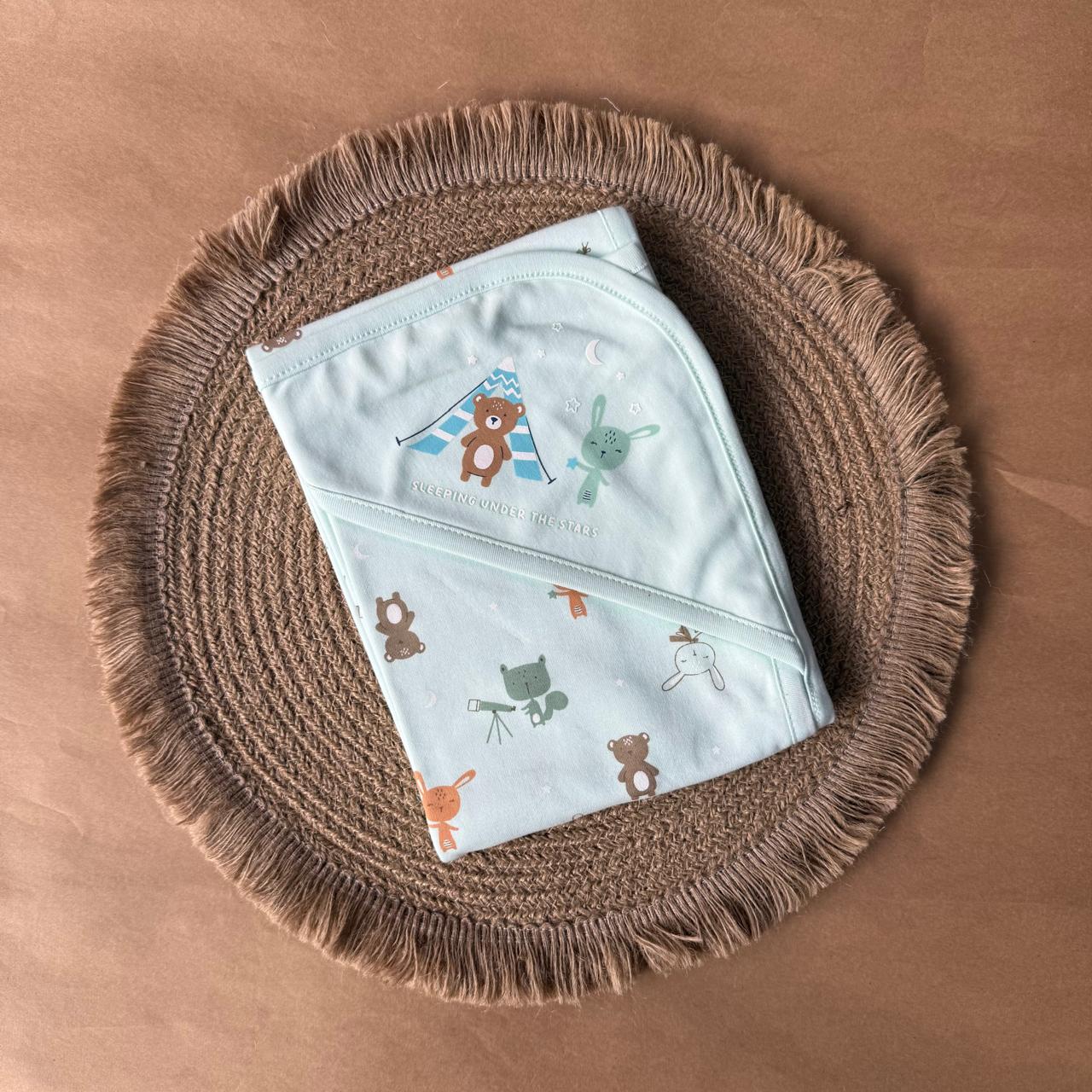 Hooded Towel - light Green