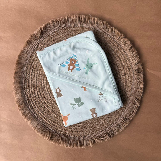 Hooded Towel - light Green