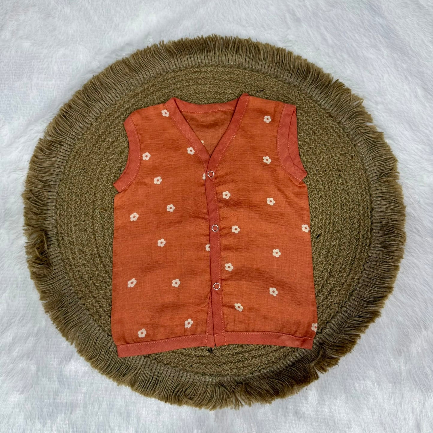 Muslin Baby Jabla – Orange Flowers