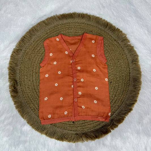 Muslin Baby Jabla – Orange Flowers