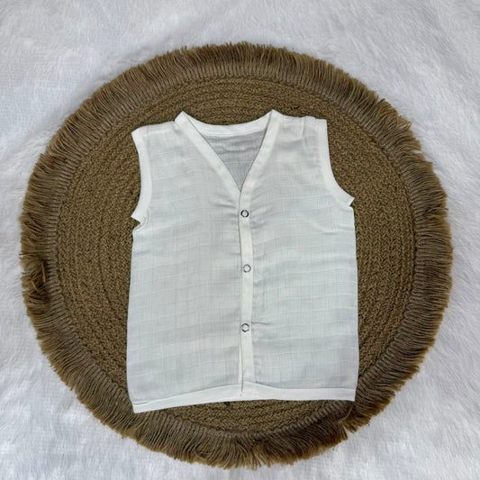 Muslin Baby Jabla –  White