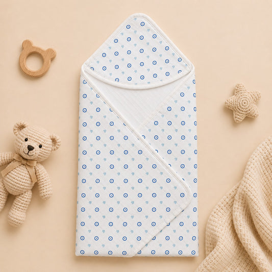 Premium Muslin Hooded Towel - Evil Eye