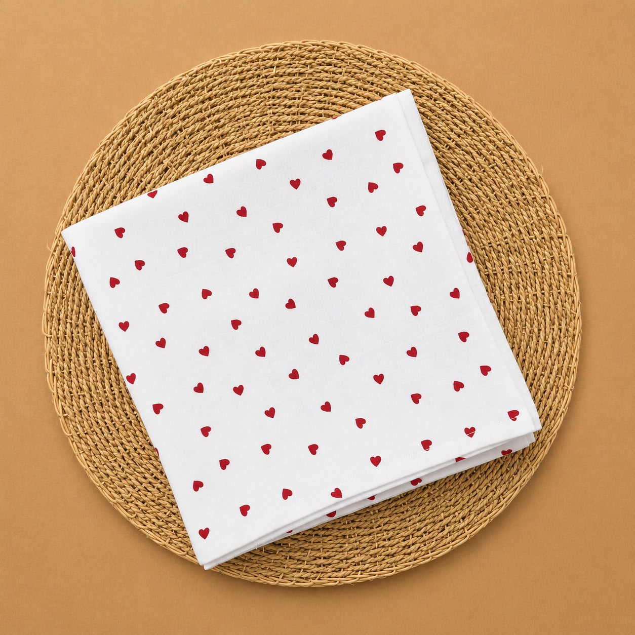 Muslin Swaddle/ Towel - Hearts