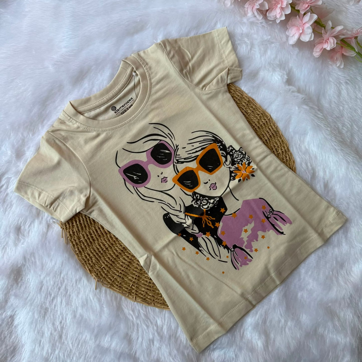 Girls T-Shirt - Cream