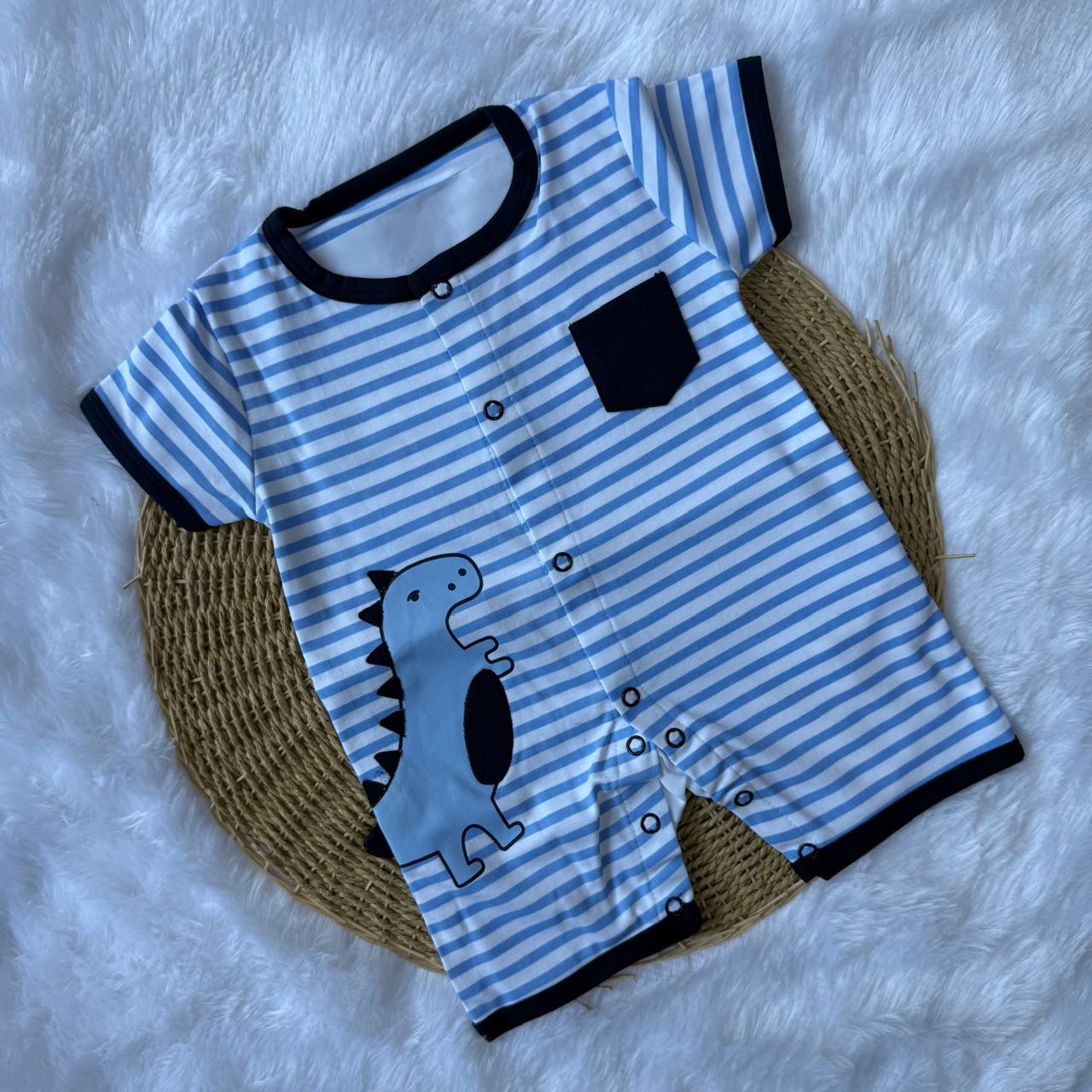 Jumpsuit - Navy Dino