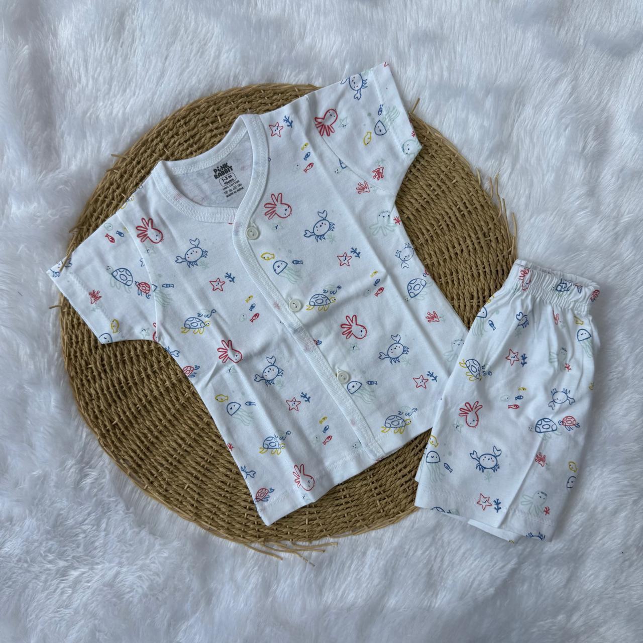 Jabla & Shorts  Sets - Aqua Animals