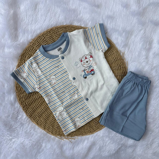 Baby Boy Sets - Blue Teddy