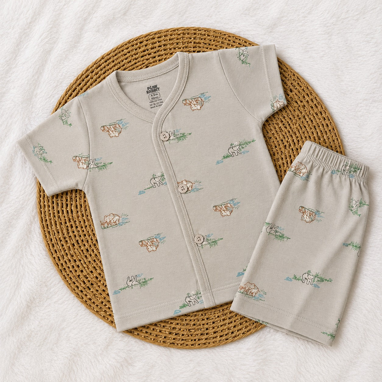 Jabla & Shorts  Sets - Grey