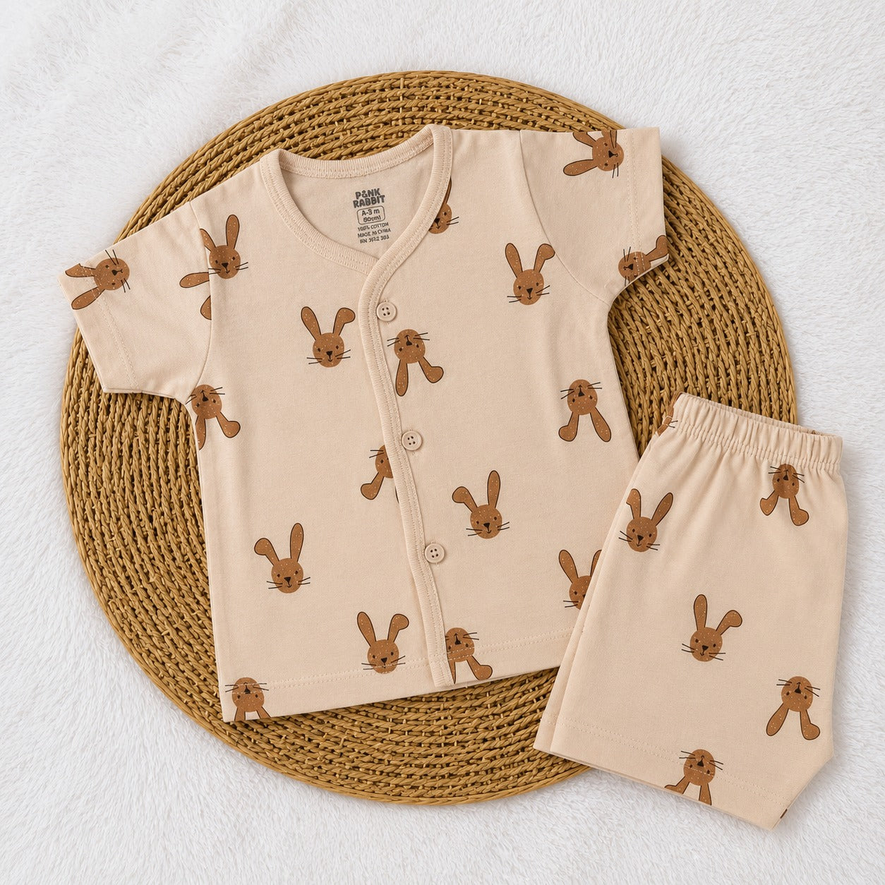 Jabla & Shorts  Sets - Rabbit Face